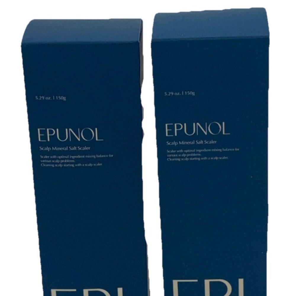 NIB 2pk Epunol Scalp Mineral Salt Scaler Shampoo Hair Loss Dandruff